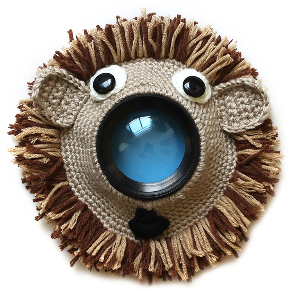 

Teaser Toy Shutter Hugger Pet Cute Animal Lens Accessory Camera Buddies Photography Props Kid Handmade Knitted Child Posing
