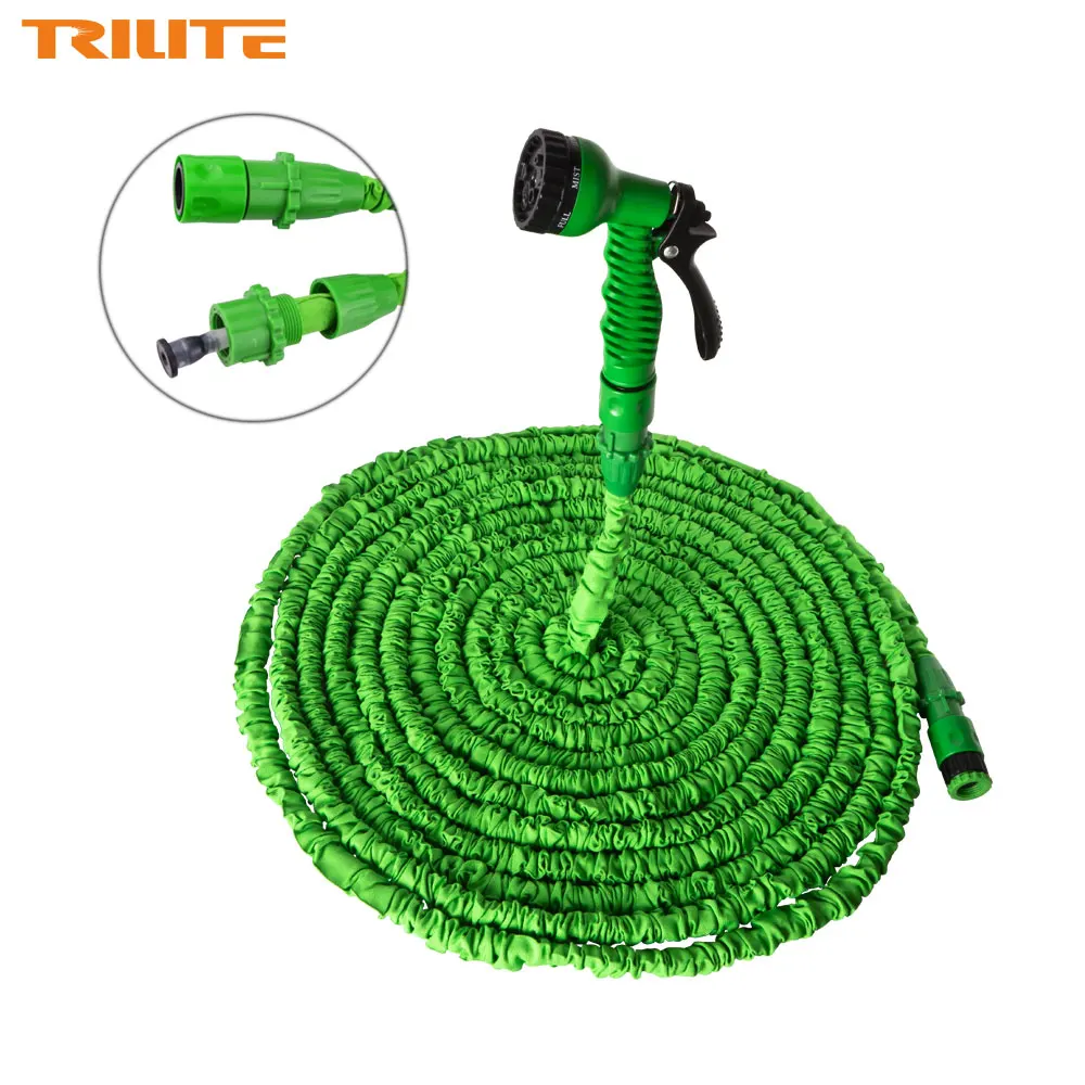 New Patent Expandable Garden Water Hose 25FT to 100FT For Car Magic