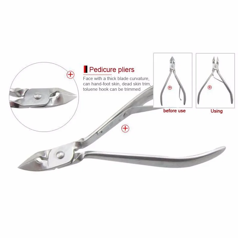 Arte do Unha Kits de Manicure Unha Tesoura Pinça Faca Conjuntos Profissional Clipper Dedo Alicate Frete Grátis 7 tesoura pinça faca conjuntos profissional clipper dedo alicate frete grátis