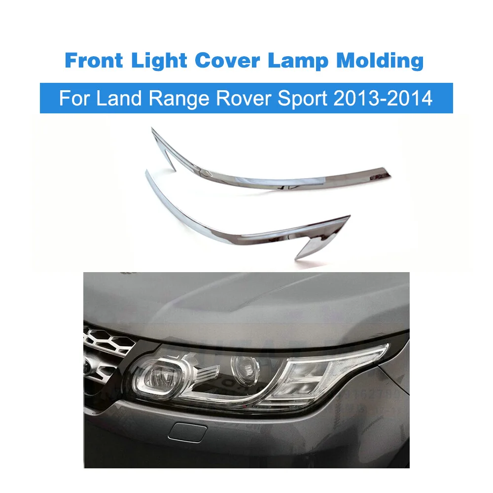 New Design Auto Car Front Light Cover Lamp Molding Strip Trims Fit For