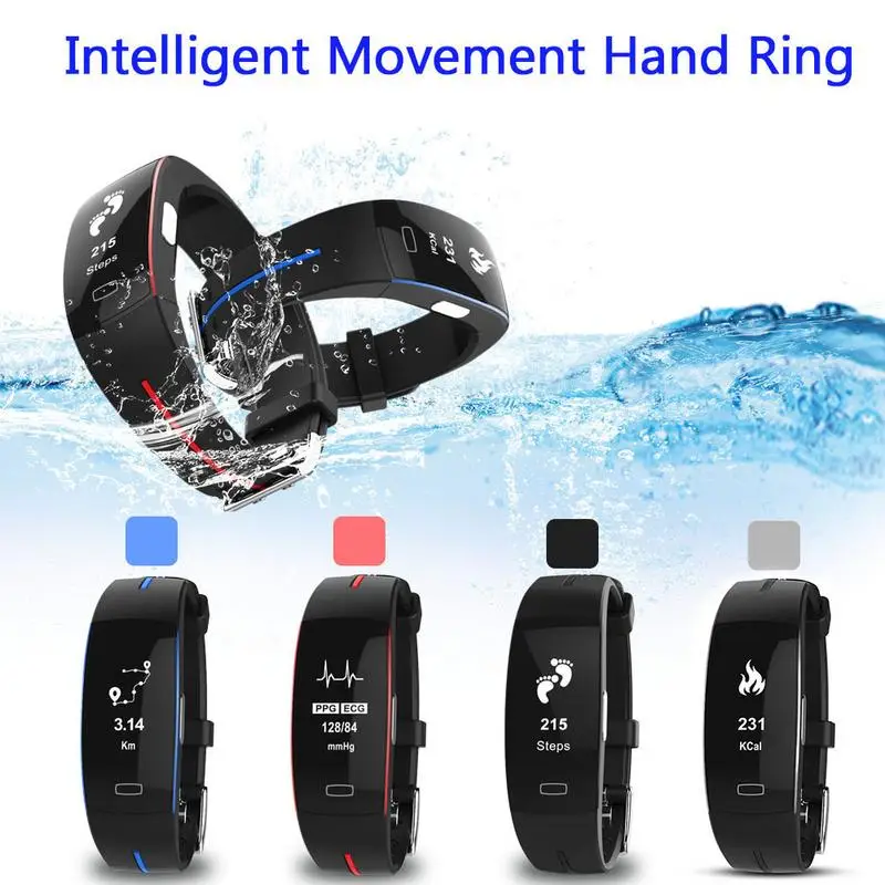 Bale P3 IP67 Waterproof Smart Watch Bracelet Support PPG