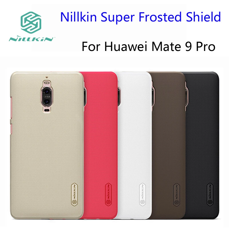 1pc For Huawei Mate 9 Pro Case Nillkin Super Frosted Shield Cover 5.5 inch Phone Cases And Screen Protector + Package |