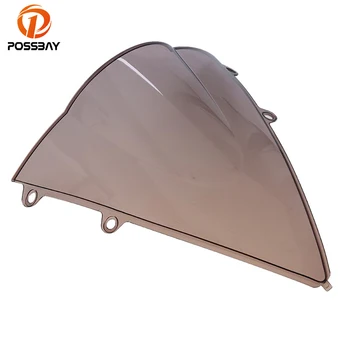 

POSSBAY Motorcycle Double Bubble Windshield Windscreen For Honda CBR1000 RR 2012-2013 Cafe Racer Motorbike Airflow Adjustable
