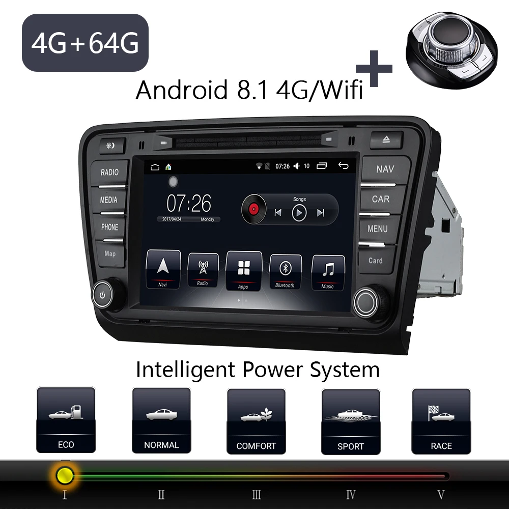 Автомобильный мультимедийный плеер 2 Din Android 8 1 автомобильный DVD для VW/Volkswagen Skoda