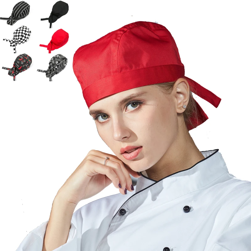 Hyzrz 3-Pack Adult Chef Hats - Adjustable Elastic Baker's Cap For Kitchen & Cooking