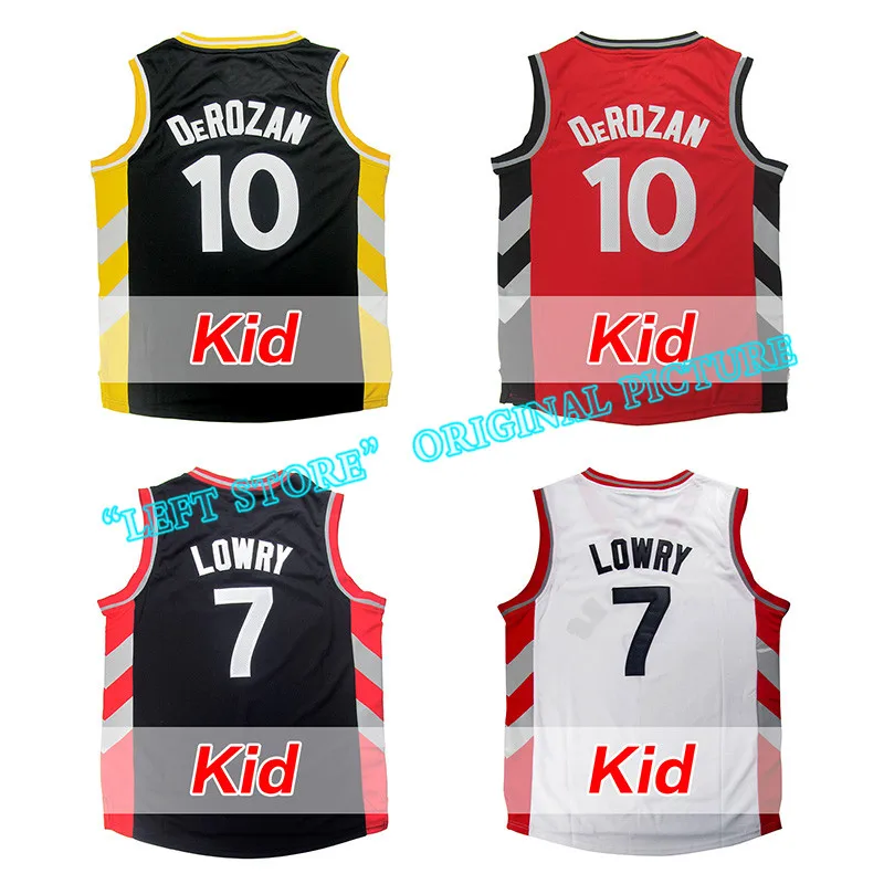 men's new DeRozan Kid Adult youth jersey demar Lowry 100% Stitched Logos Basketball jerseys Free Shipping