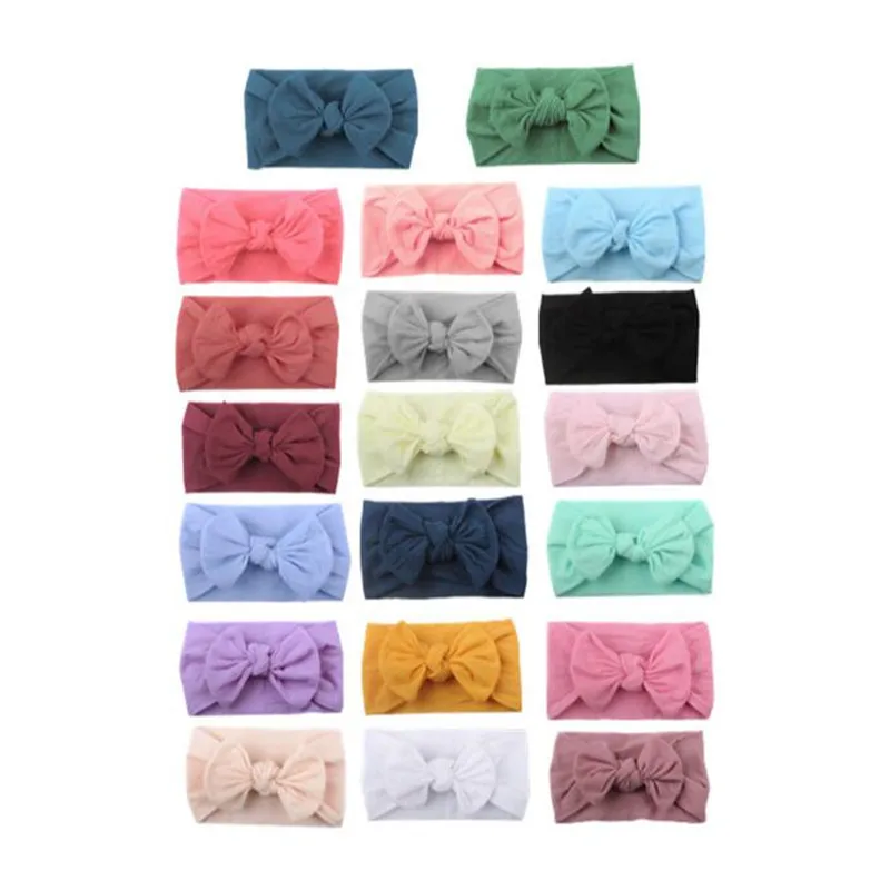 

21 Colors Baby Hair Accessories for Newborn Baby Headband Turban Knotted Toddler Children Baby Turban Dropshipping