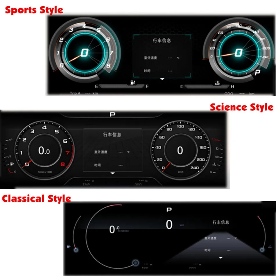 Flash Deal Panlelo Instrument Panel 12.3" Navigator with Intelligent Full Liquid Crystal Instrument for Volkswagen Golf 2019 Wifi Airplay 3