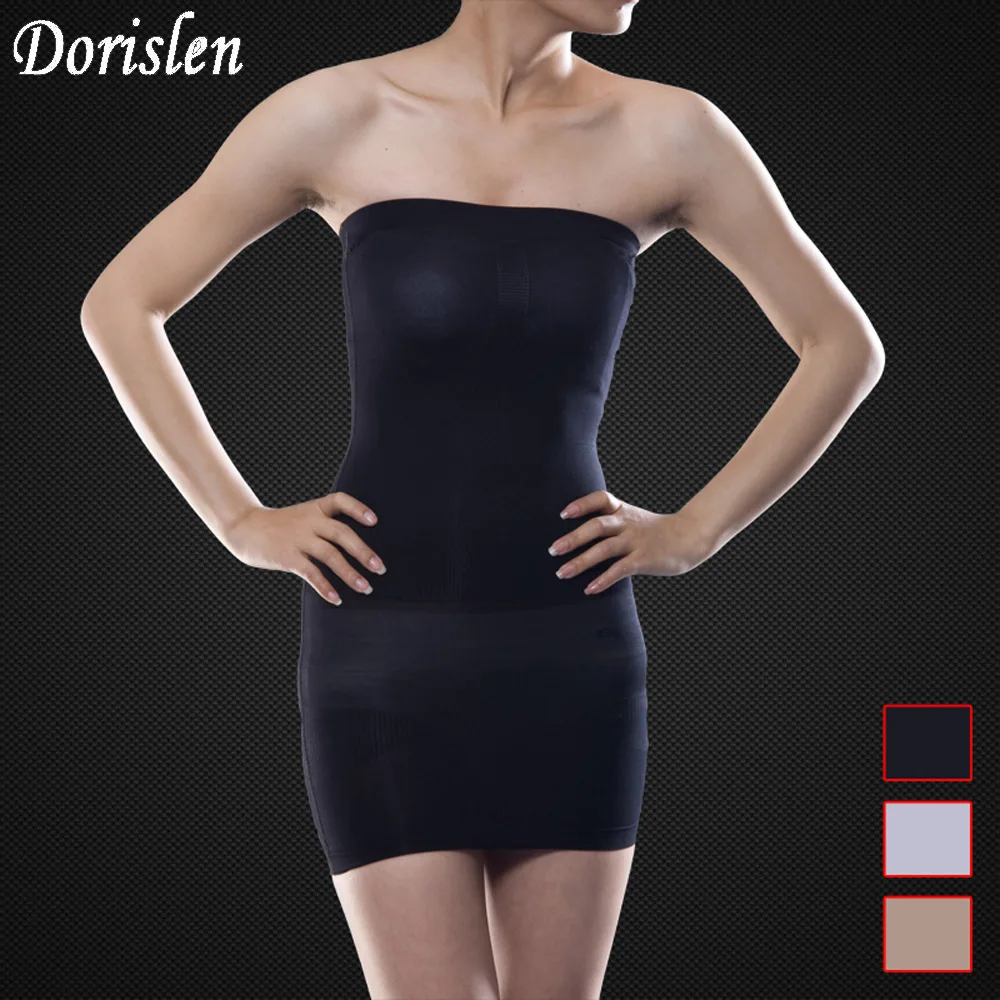 

Dorislen 300pcs/Lot Women Slimming Body Magic Skirt Shapewear Boob Tube Slip