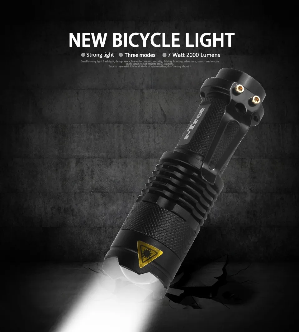 Flash Deal Bicycle Light 7 Watt 2000 Lumens 3 Mode Bike Q5 LED cycling Front Light Bike lights Lamp Torch Waterproof ZOOM flashlight BL0501 1 Flash Deal Bicycle Light 7 Watt 2000 Lumens 3 Mode Bike Q5 LED cycling Front Light Bike lights Lamp Torch Waterproof ZOOM flashlight BL0501 1