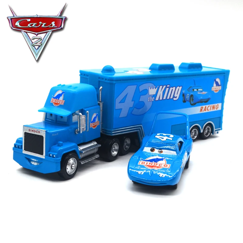 2 шт./компл. Disney Pixar машинки Lightning McQueen Джексон Storm цыпленок Хикс Mack Грузовик литья