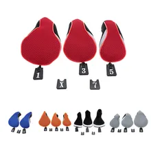 3 шт./компл. головка клюшки для гольфа Мягкий 1 3 5 дерева гольф клуб водитель профессиональный набор для игры в гольф, полные комплекты