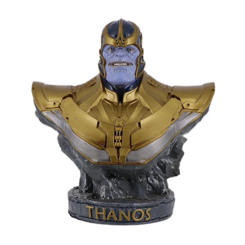 

Marvel Thanos Statue Avergers Infinity War Thanos Bust 17cm Resin 1.7kg/3.75lb Collection Home Office Decorations