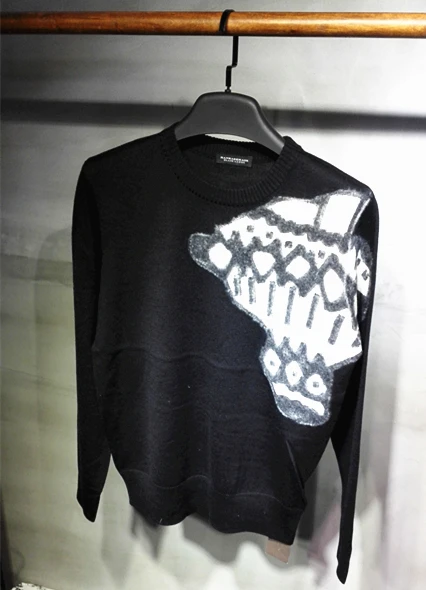 

2017 NEW men's white monkey sweater