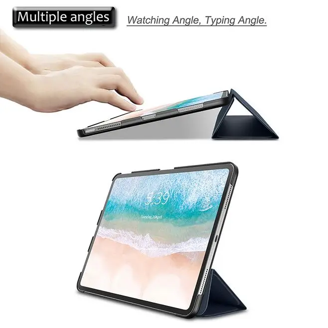 Для ipad pro 11 2018 12 9 чехол релиз ультра тонкий ударопрочный из искусственной кожи с