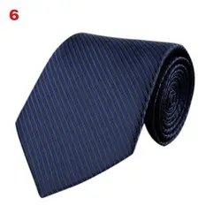 Для мужчин офисные Бизнес галстук для свадьбы в английском стиле в полоску жаккардовые 8 см широкий галстук TY53