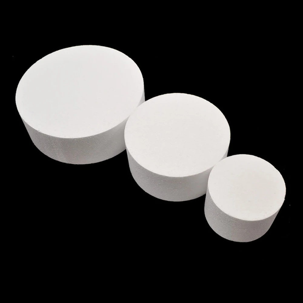 

1pc White Light Foam Cake Dummy Mould Cake Tool Accessories Bakeware Stands Wedding Supplies