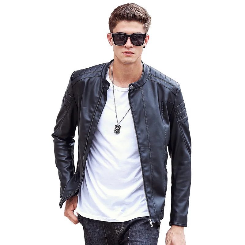 Online Buy Wholesale leather jacket men from China leather