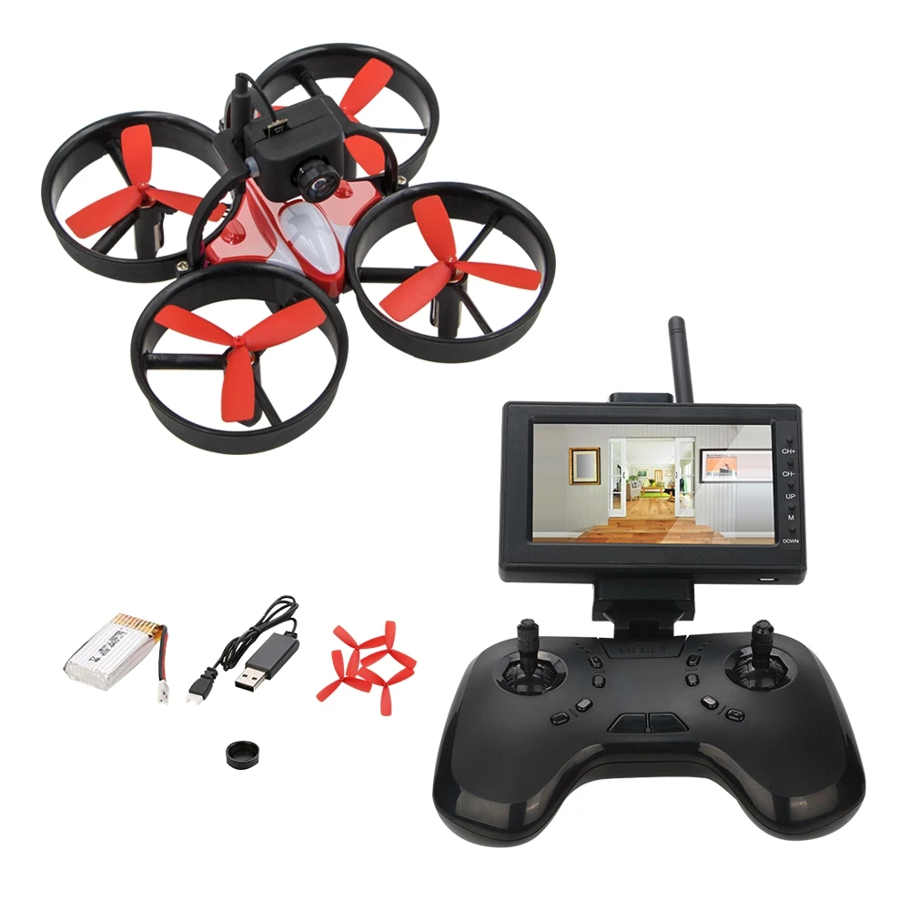 

Lieber Birdy Mini 1060 RC Drone Remote Control Racing Qudcopters Equipped 600TVL HD Camera FPV 40CH LCD Monitor Receiver Drones