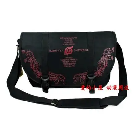 

High Q anime naruto bags canvas unisex men and women student preppy style 1 shoulder bag