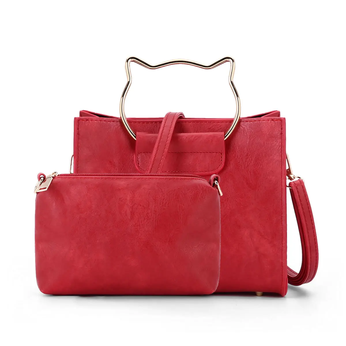 2017 Cute Women Composite Bag Set Small High Quality PU leather