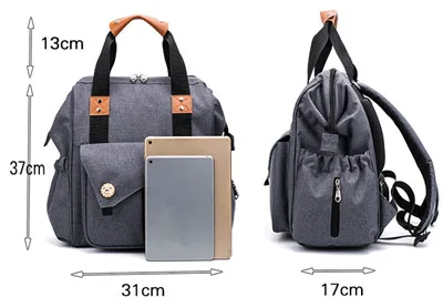 Модная сумка для мамы, сумка для беременных, сумка для подгузников, рюкзак для подгузников, Детская сумка с ремнями для коляски, для ухода за