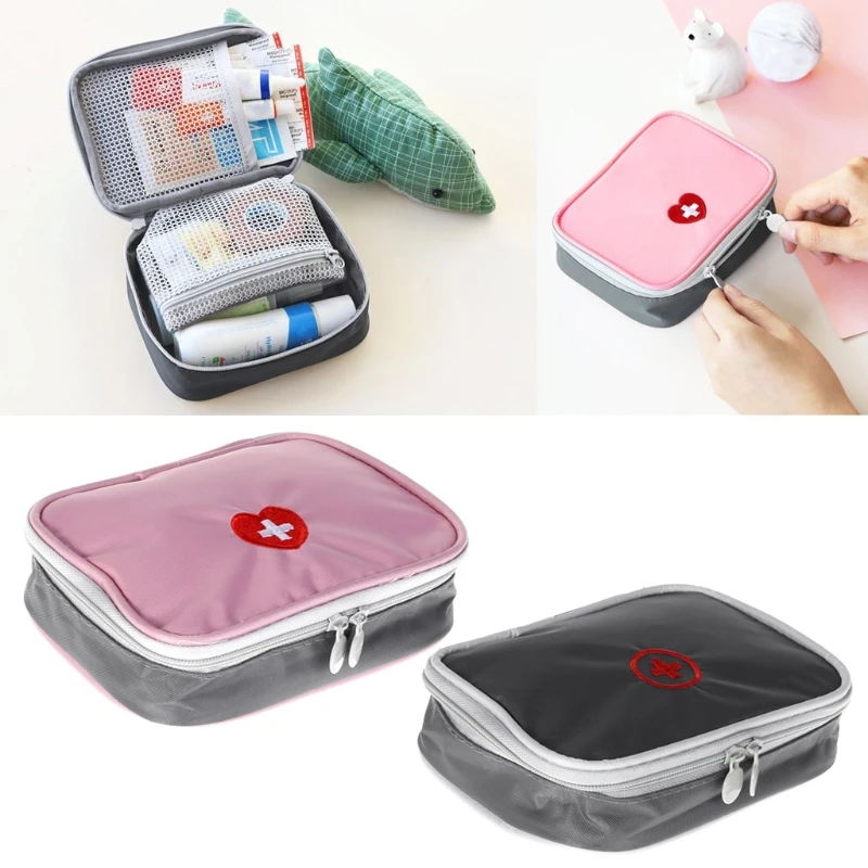 

First Aid Emergency Portable Medicine Kit Outdoors Camping Hunt Pill Storage Bag