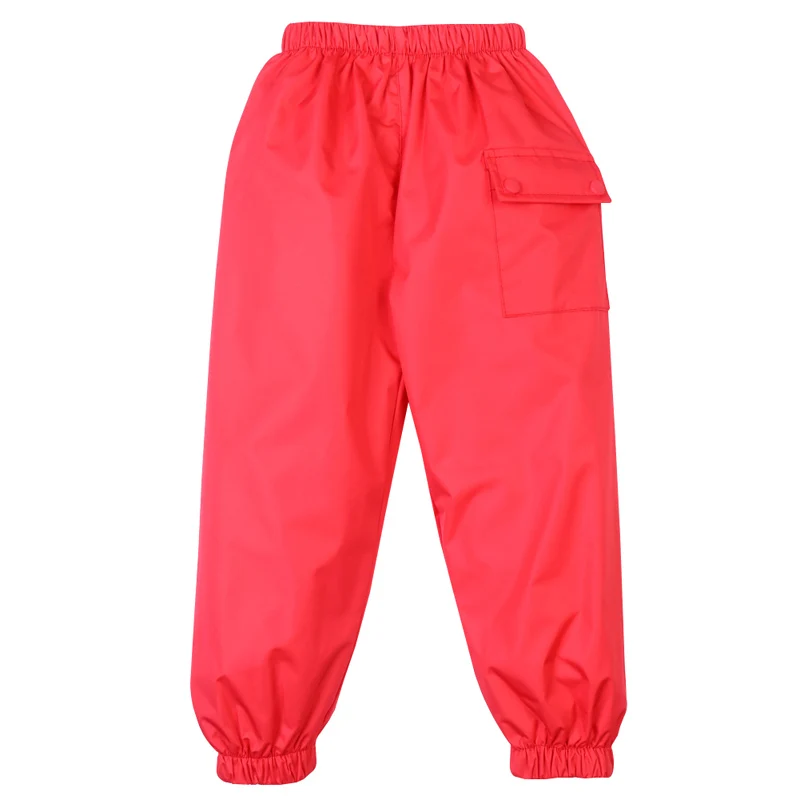 Сезон осень; водонепроницаемые брюки для девочек; модные детские брюки высокого качества; брюки ярких цветов для девочек; детские брюки