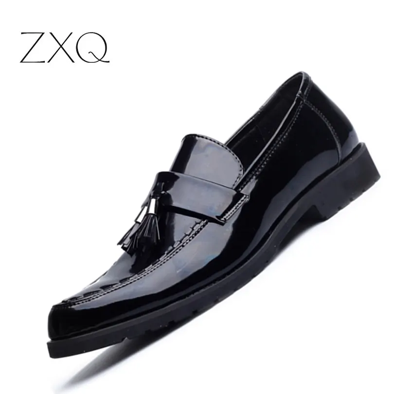 New Fashion font b Men b font Loafers Luxury Leather Flats font b Shoes b font