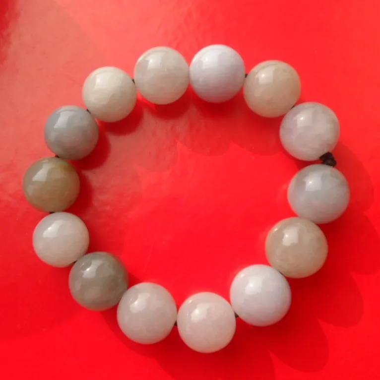 Natural jade beads multicolor A goods | Украшения и аксессуары