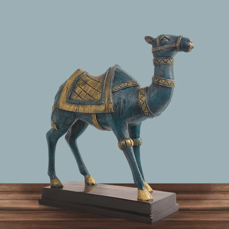 

European animal camel ornaments simulation creative Decorations gifts Resin