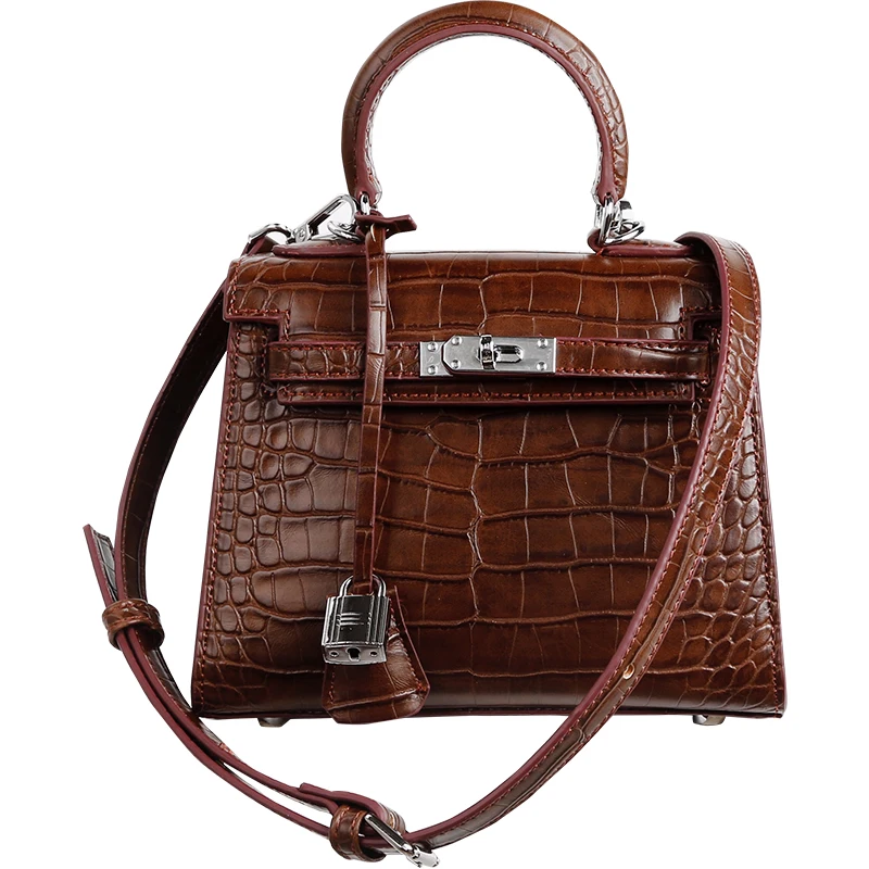 

Crocodile pattern bag 2017 new female mini portable small bag fashion wild shoulder bag