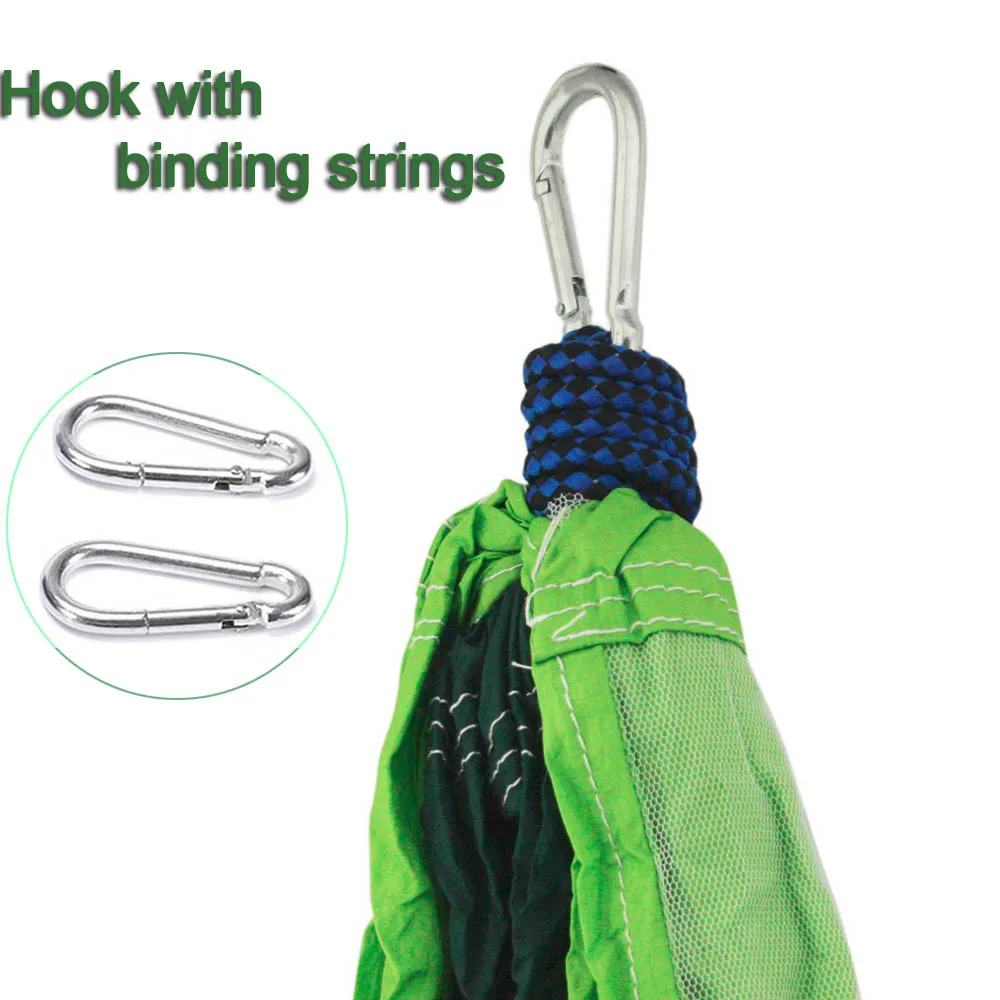 Hook with binding strings