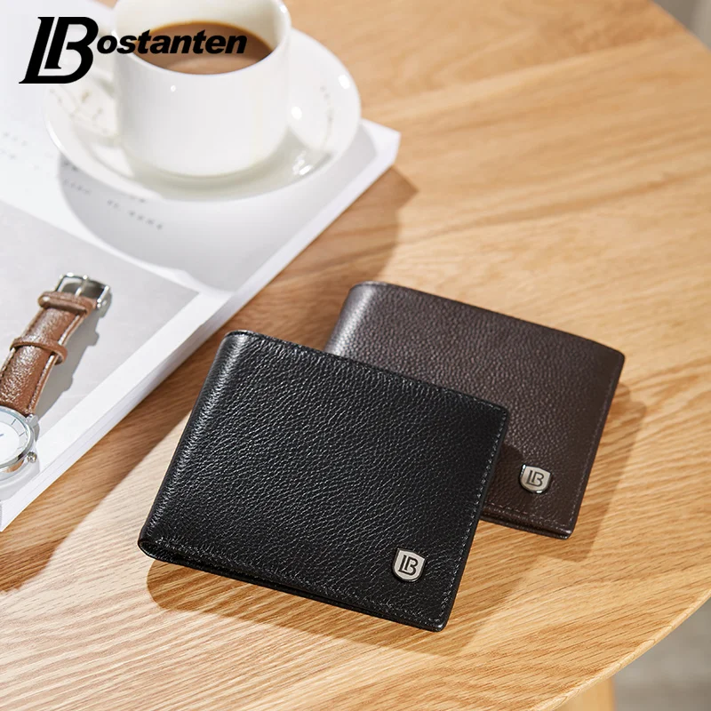 Мужские кошельки от известного бренда Bostanten Coffee мужские из натуральной кожи