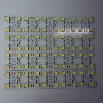 

4LEDs WHITE 5050 SMD LED PCBA;DC12V input;22-24lm/led,20pcs/set