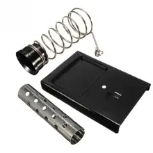 HLZS-высококлассный Электрический паяльник, вставка C-4, подставка для паяльника, плотное и прочное место