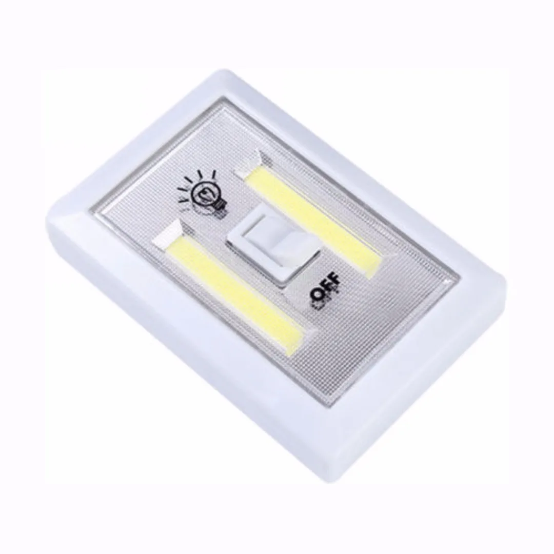 1set 3W COB LED Wireless Wall Switch Closet Cordless Night Light Battery Operated 2019 New