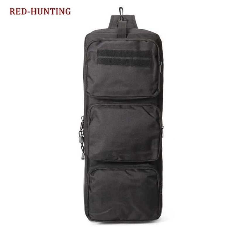 

25'' Black Rifle Gun Case Bag Tactical Hunting Target Range Airsoft Shoulder Backpack