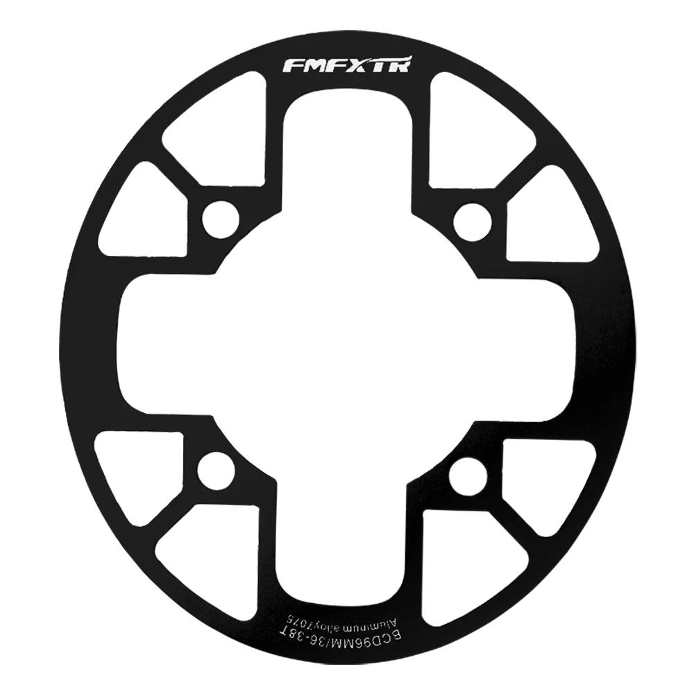 FMFXTR MTB Road Bike Sprocket Protection Chain Wheel Protector Crank Ring Mud Protective Cover Bicycle accessories 96BCD 32-38T - Цвет: 36-38T Black TP