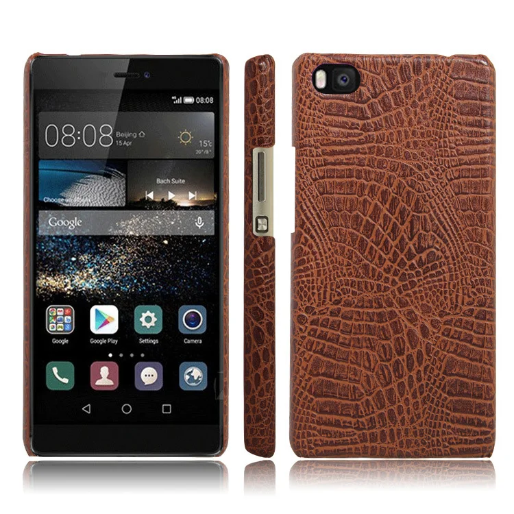 

For Huawei G8 / G7 Plus 4G Case PU Leather Crocodile Pattern Case Cover For Huawei G8 Cell Phone Back Cover Coque Fundas