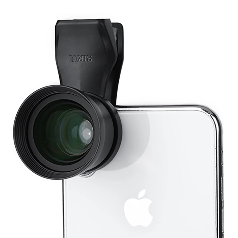  Sirui 60mm Telephoto Lens Portrait Mobile Phone Lens with Clip HD 4K Lenses for iPhone Max Xs X Pix