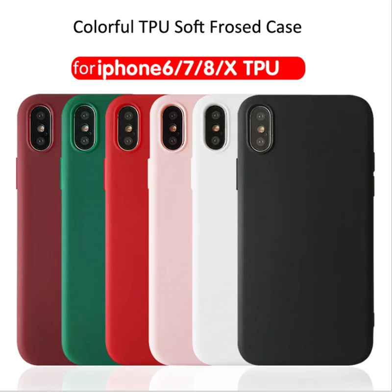 

phone case for iphone 6 6s 6g 6p 7g 7p 8g 8p x case for iphone silicone soft colorful smart case tpu cute bog girl phone bag