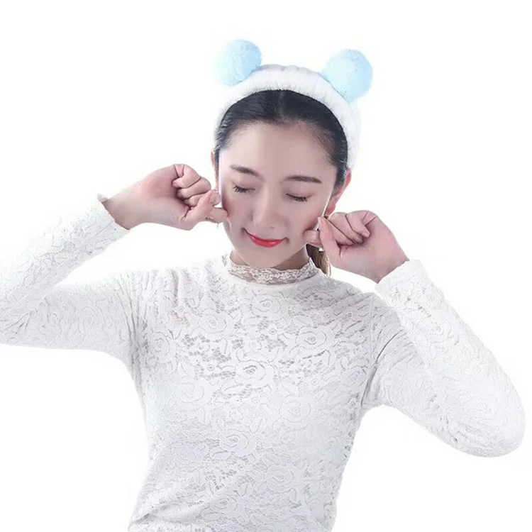 kids infant child girls and Mom elastic ribbon headband Double ball headwrap hair bands Korea Style Accessories For Party (10)