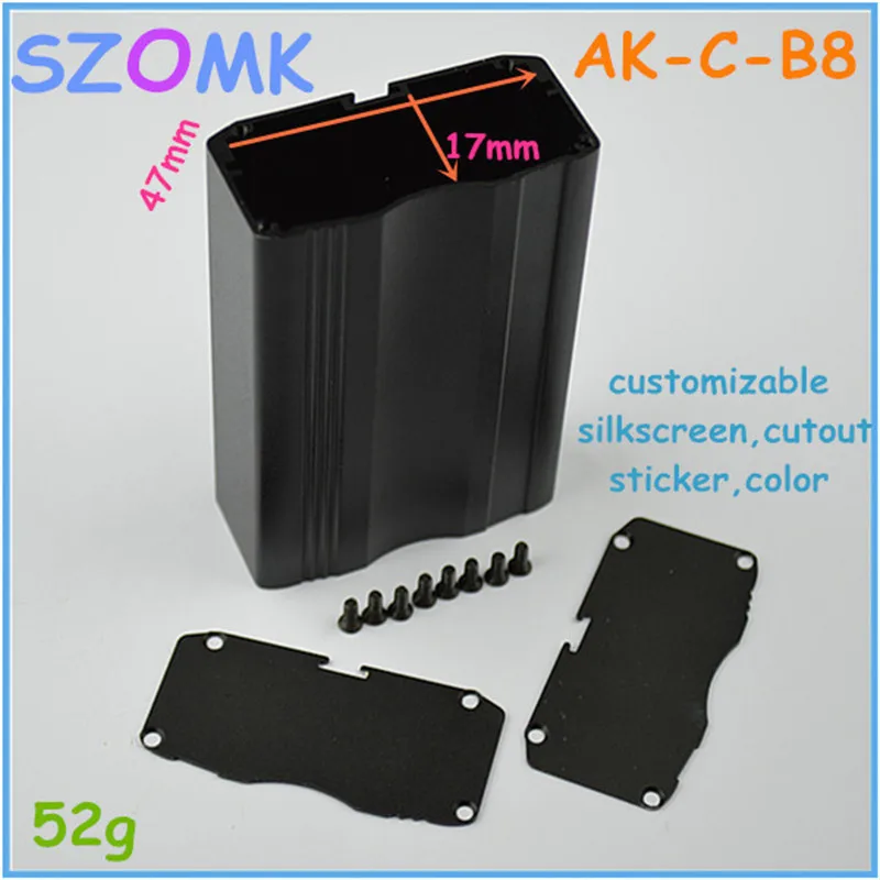 aluminum extrusion case szomk aluminum project box electronics enclosure for pcb (11).jpg