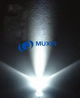 

100pcs LED 3mm White Clear Lens Round Top 3 mm Transparent Ultra Bright LED Light Emitting Diode Lamp 3V PCB Components