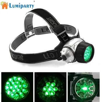 

Adeeing 19 LED High Intensity Green Head Lamp Hydroponics Horticulture Grow Room Headlamp Flash Night