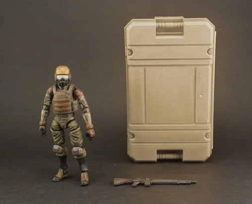 

1/18 Acid Rain action figure Sol Commander C soldier movable robot and military Collection model present gift