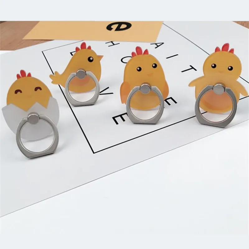 

Cartoon Chicken Phone Ring holder Car Mount Stand Finger Ring Smartphone Holder Mobile Phone Holder For iPhone Huawei All Phone