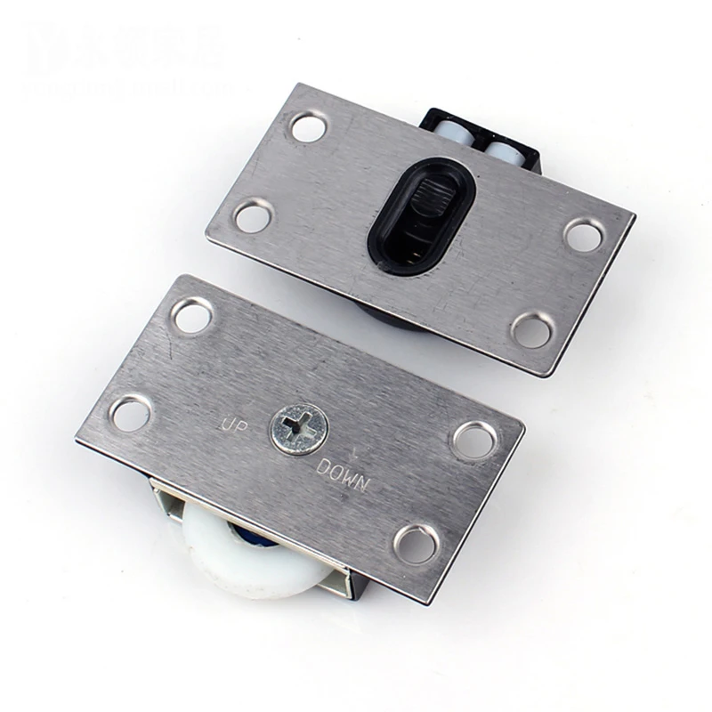 Hot 4Pairs Stainless Steel Sliding Door Pulleys/Wheels/Rollers Smoothly