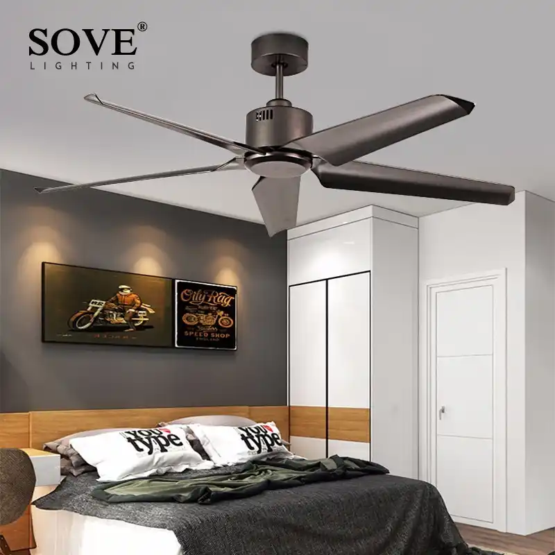 Sove Modern Led Without Light Ceiling Fans With Lights Remote